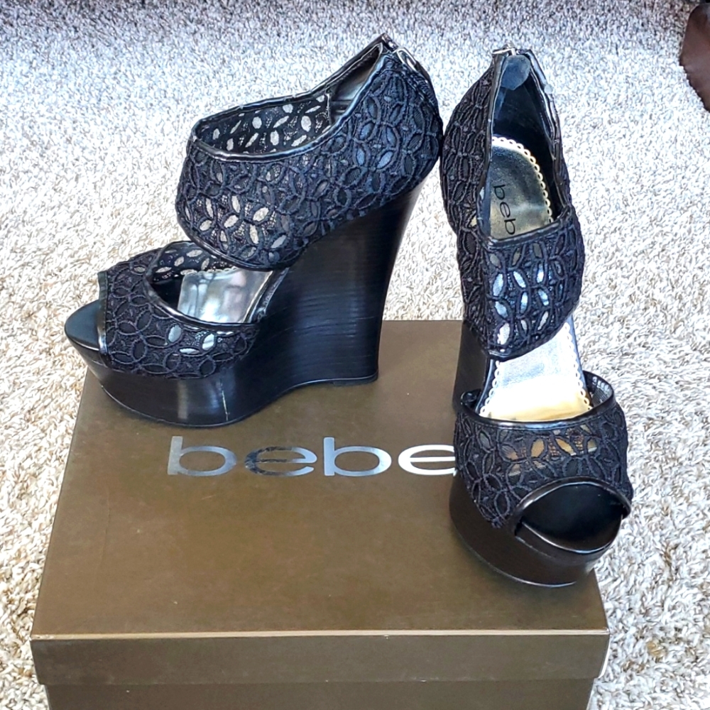 Bebe Wedges